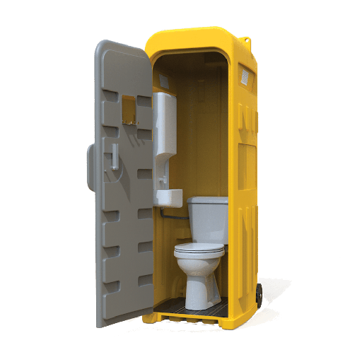 [ART0126] ART0126 - WC Raccordable de Chantier Spécial avec les Raccords et Tuyau d’alimentation eau inclus